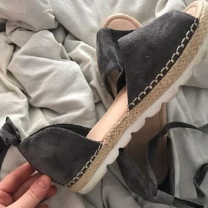 Espadrille Tie Up Sandals